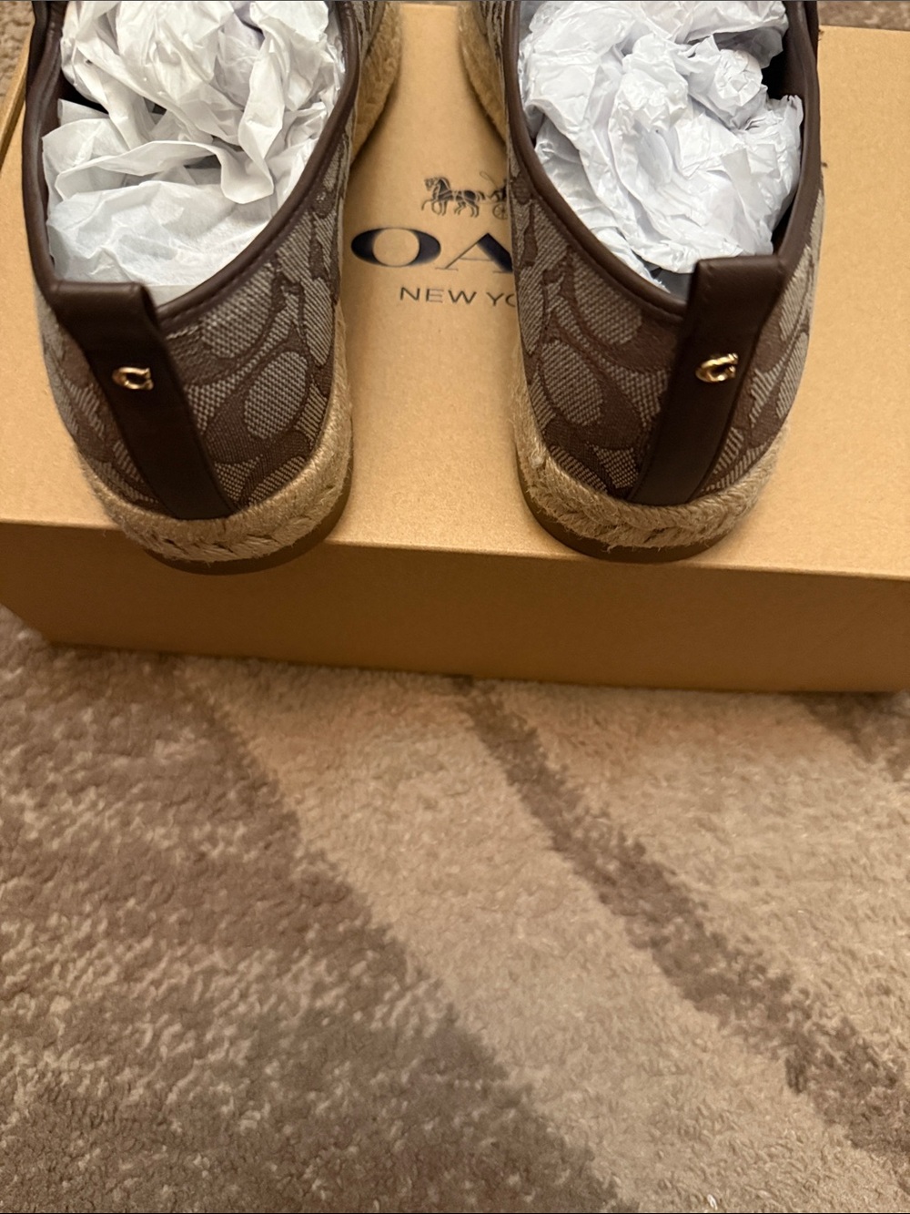 Coach Mary Jane Espadrille
In Signature Jacquard- women’s size 9 - Picture 5 of 6